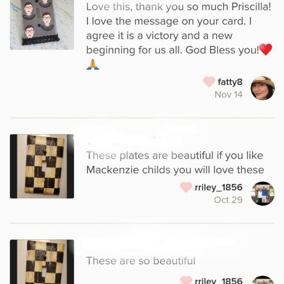 Ruth Bader Ginsburg Switch Plate Decoupage Art - Picture 10 of 10